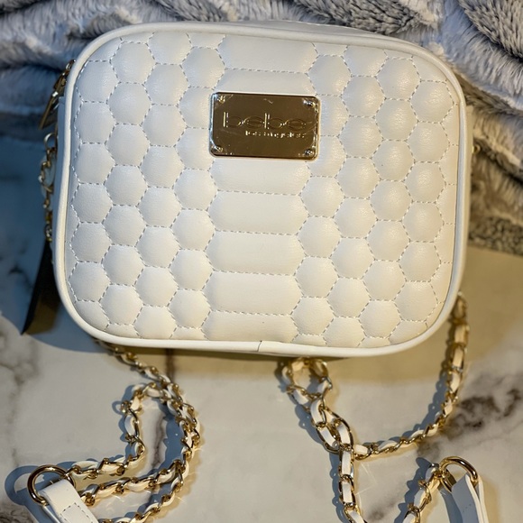 BEBE quilted crossbody bag